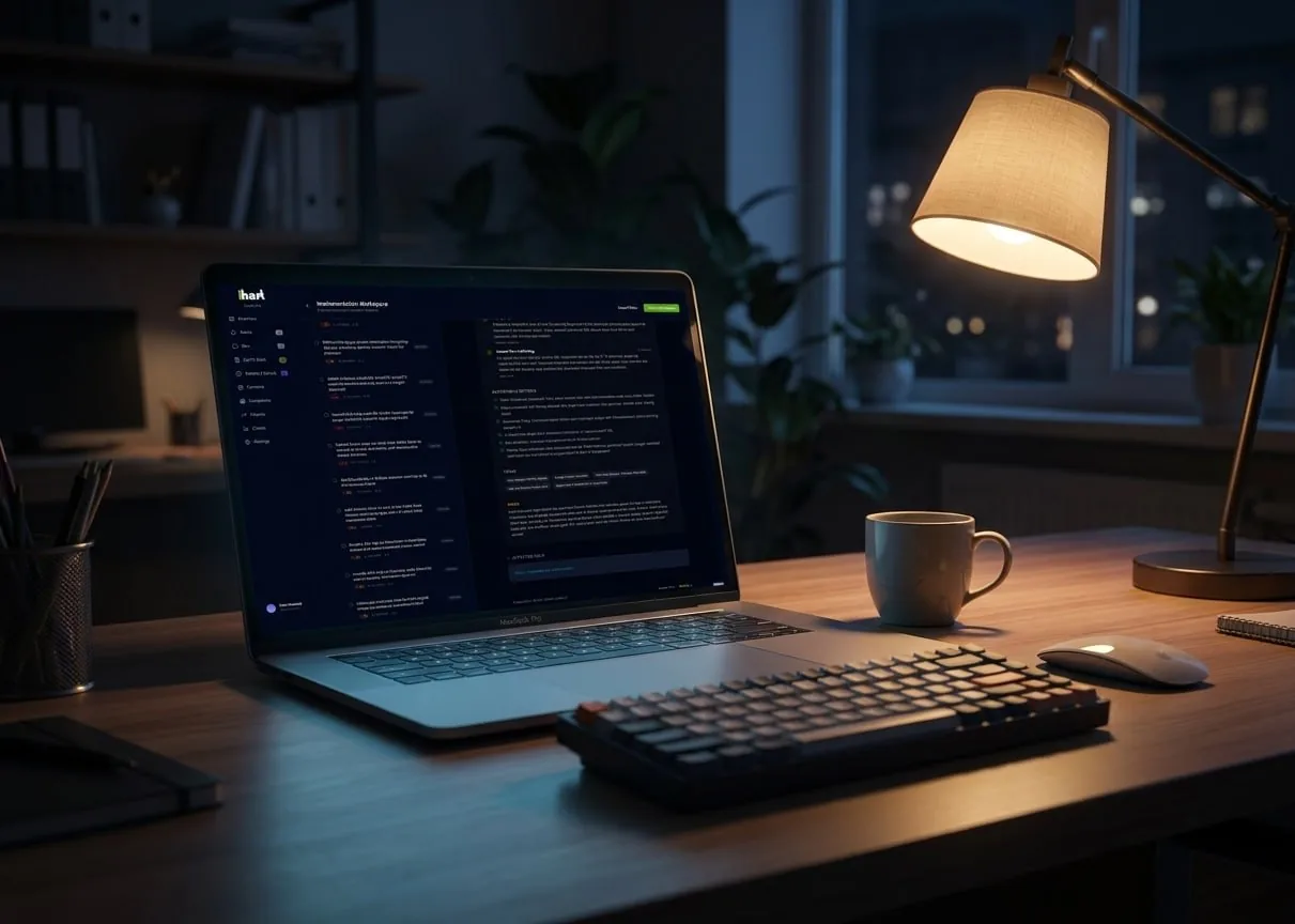 iHost Digital AI SEO and AEO agency dashboard — AgencyOS AIO and Intelligence view